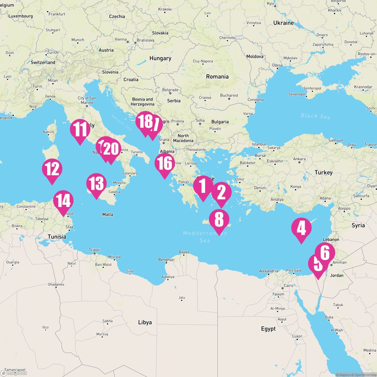 20 Night Adriatic & Holy Land Explorer (Athens To Rome)