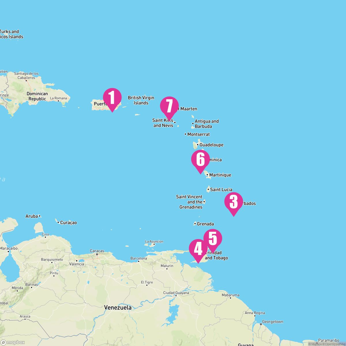 7 Night Southern Caribbean (San Juan Roundtrip)