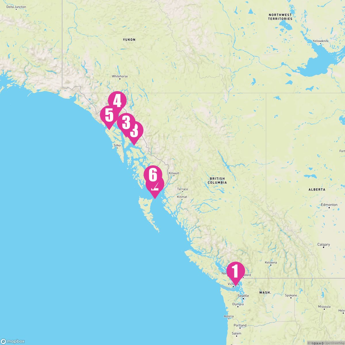 7 Night Alaskan Inside Passage (Vancouver Roundtrip)