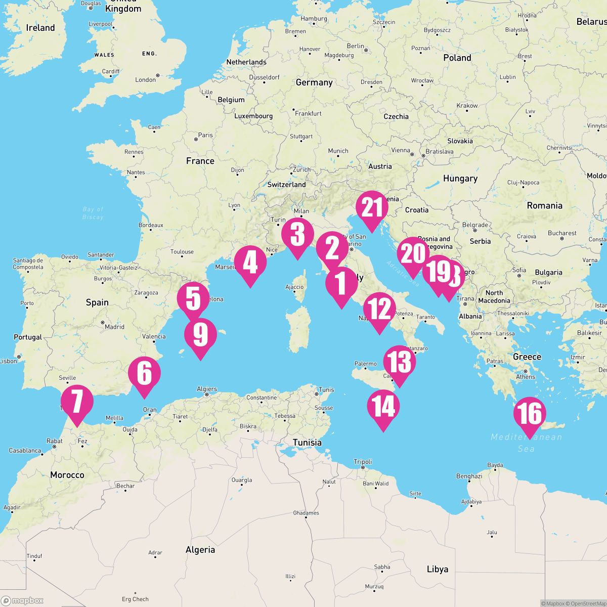 20 Night The Best Of The Mediterranean (Rome To Trieste)