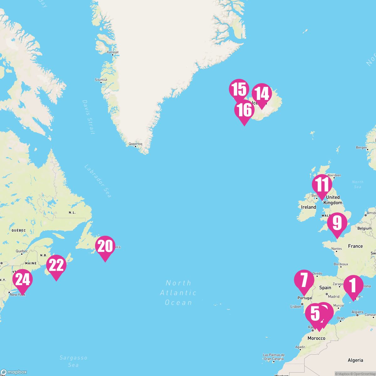 23 Night Iceland & Iberian Grand Adventure (Barcelona To Boston)