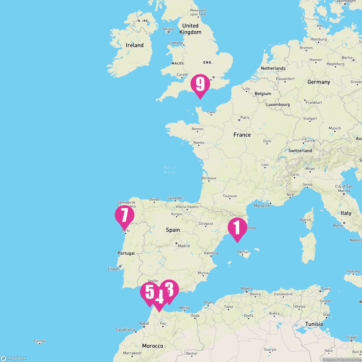8 Night European Explorer (Barcelona To Southampton)