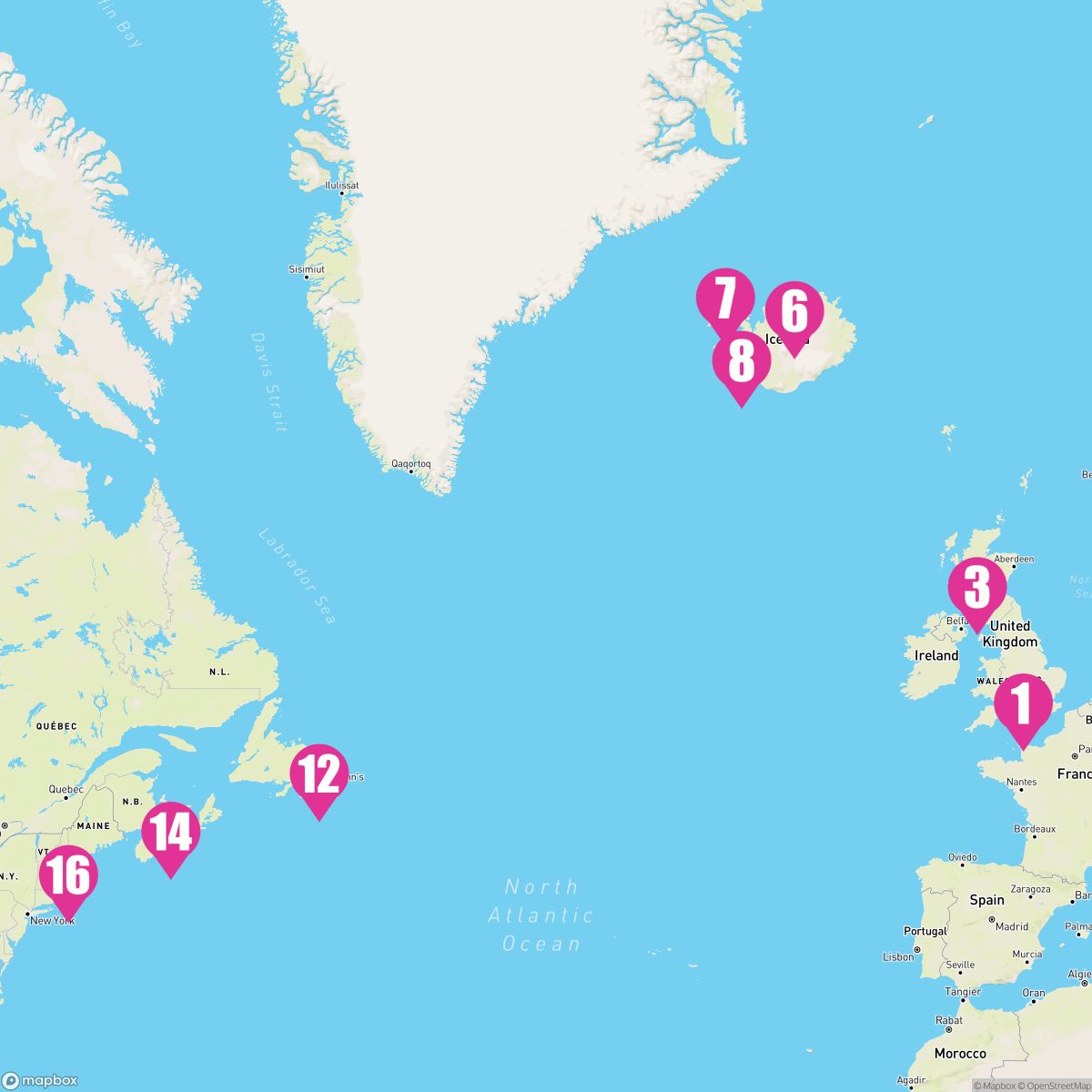 15 Night Iceland & British Isles Explorer (Southampton To Boston)