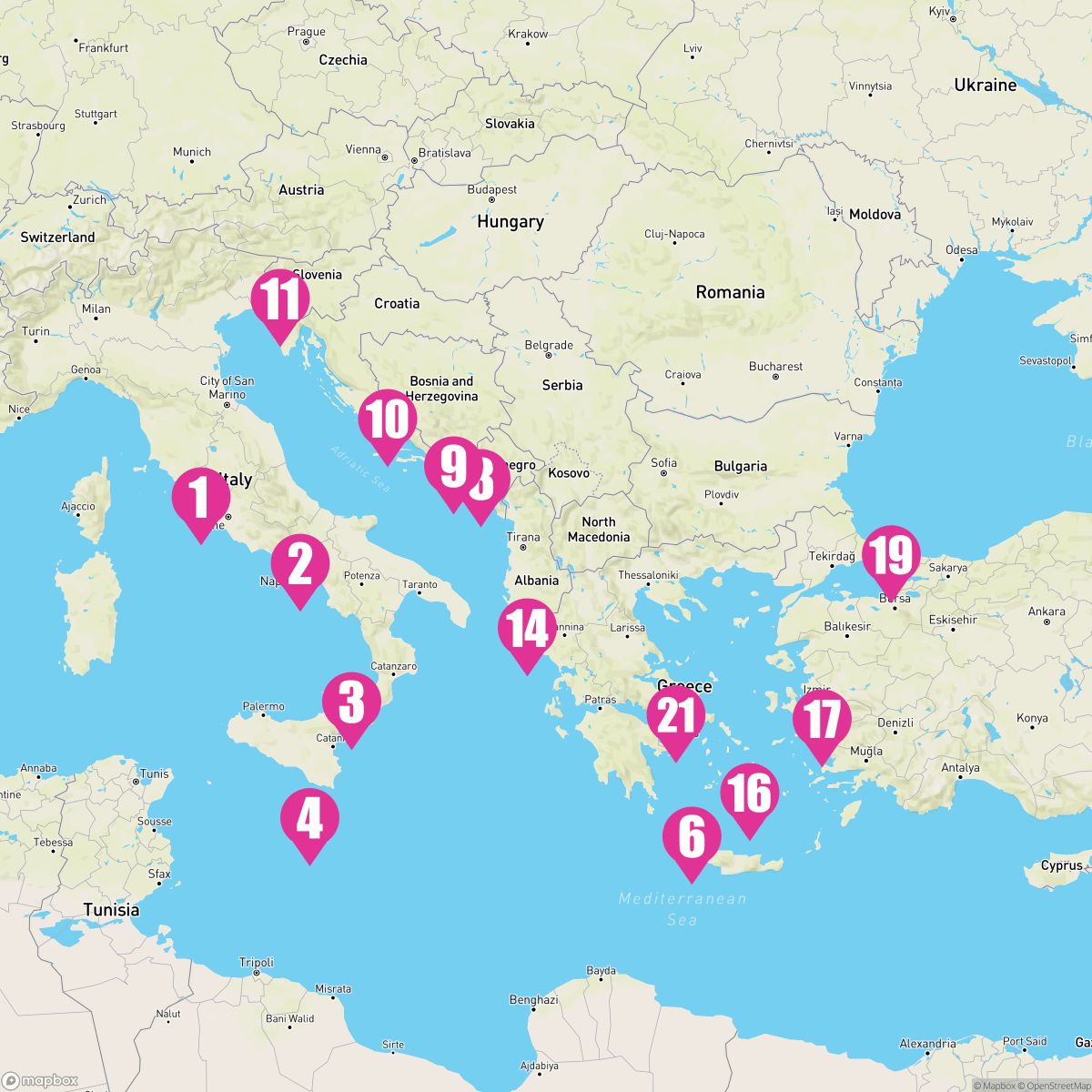 20 Night Adriatic & Aegean Explorer (Rome To Athens)