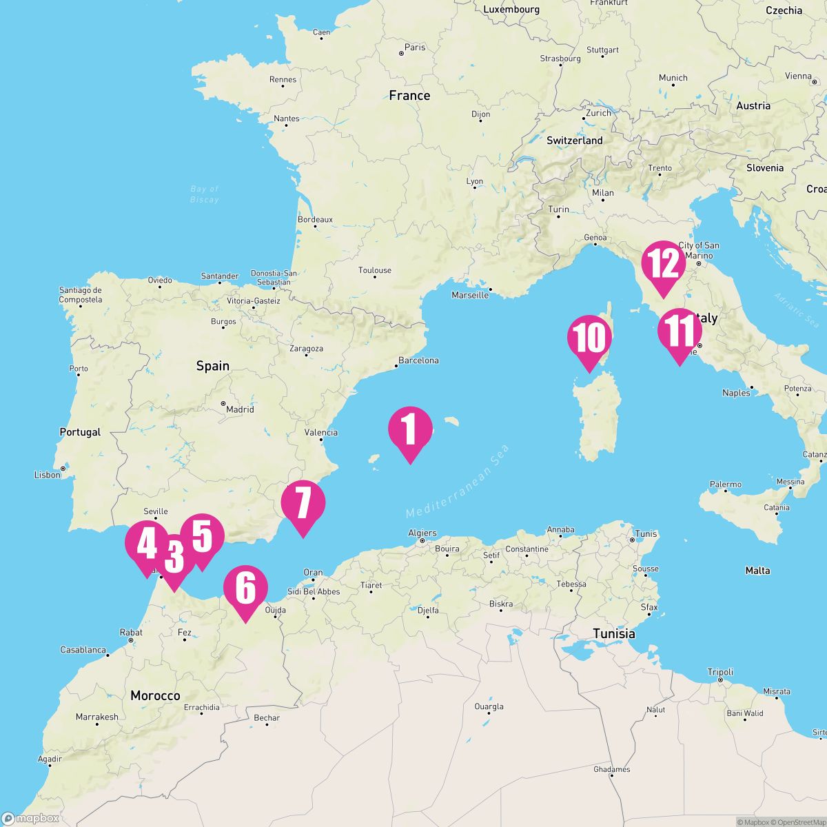 Discover Iberia followed by Highlights Of The Medi