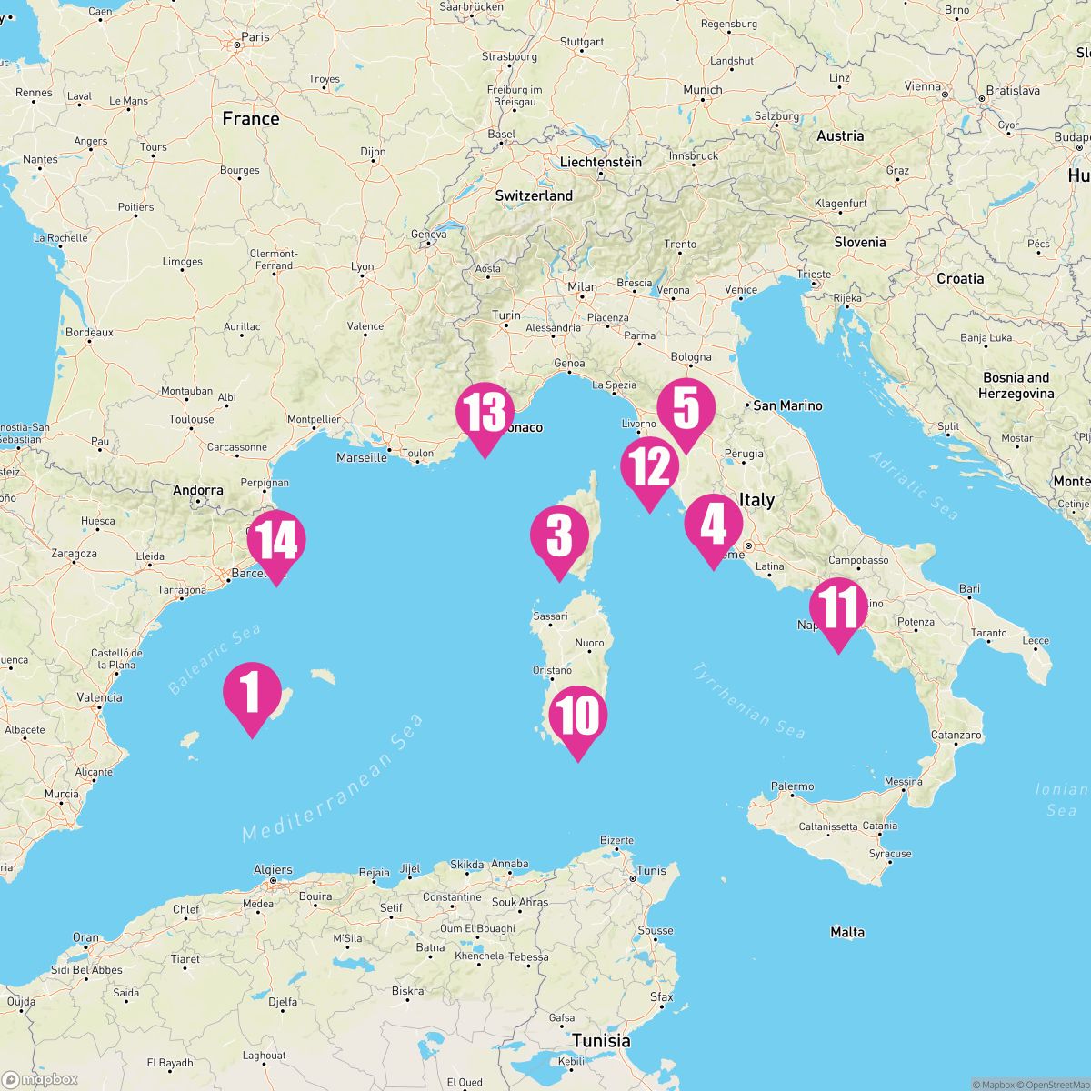 Highlights Of The Mediterranean followed by Cosmop