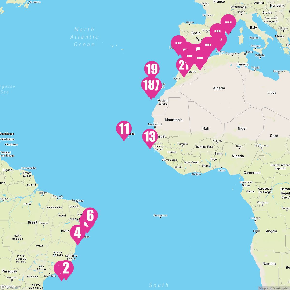 33 Night Samba & Flamenco Rhythms (Rio De Janeiro To Barcelona)