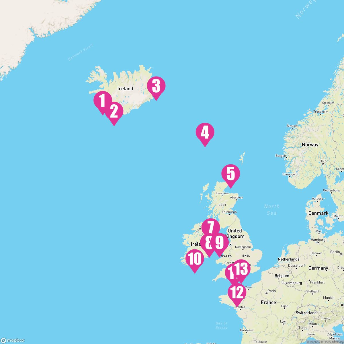 12 Night Northern Vistas (Reykjavik To Southampton)