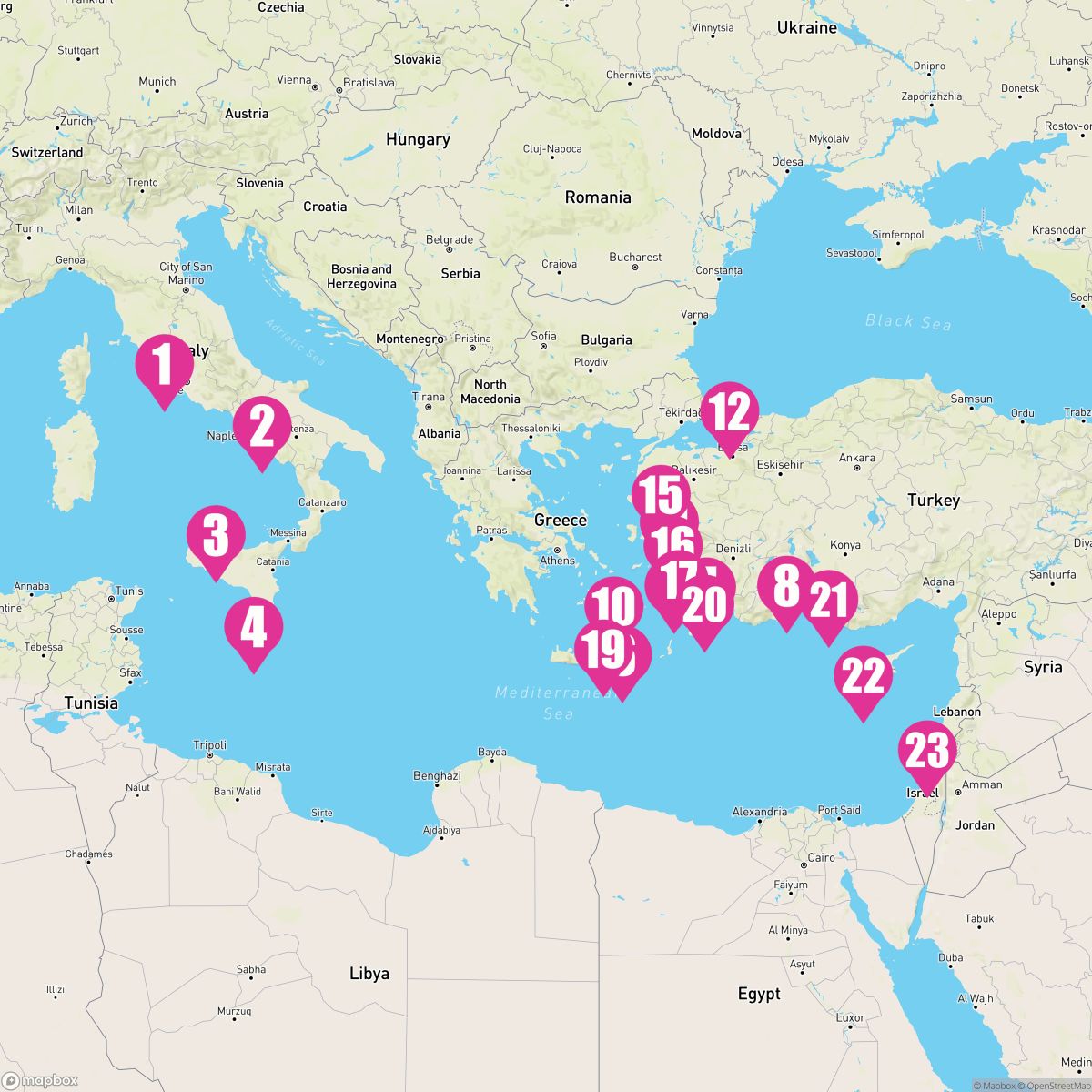 23 Night Aegean Vistas (Rome To Jerusalem)