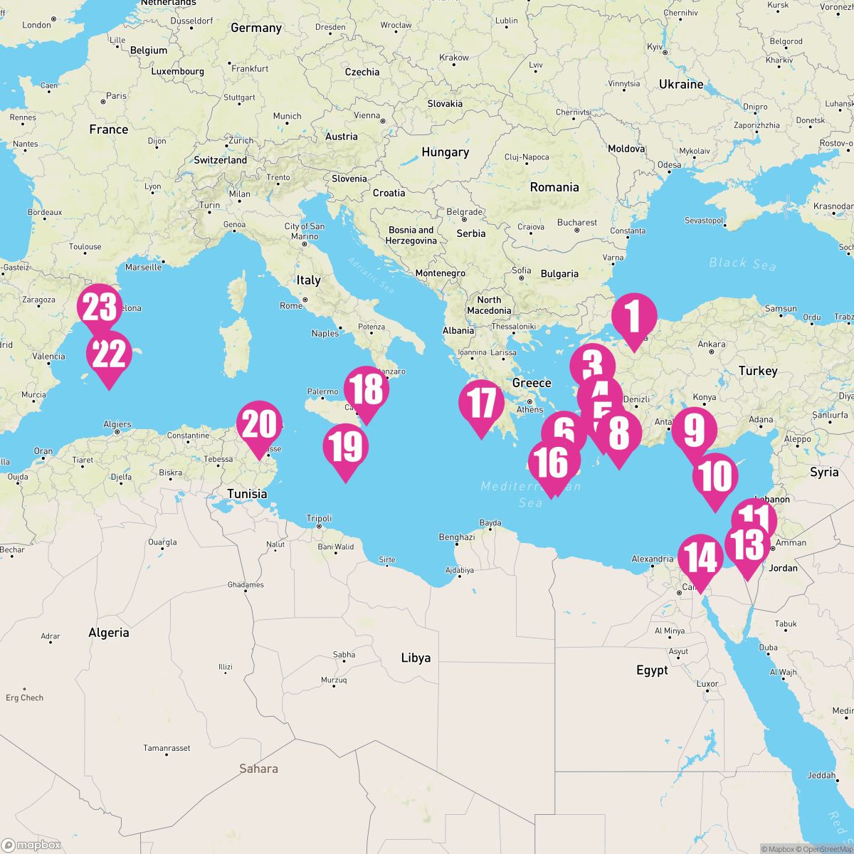 22 Night Hallowed & Historic Lands (Istanbul To Barcelona)