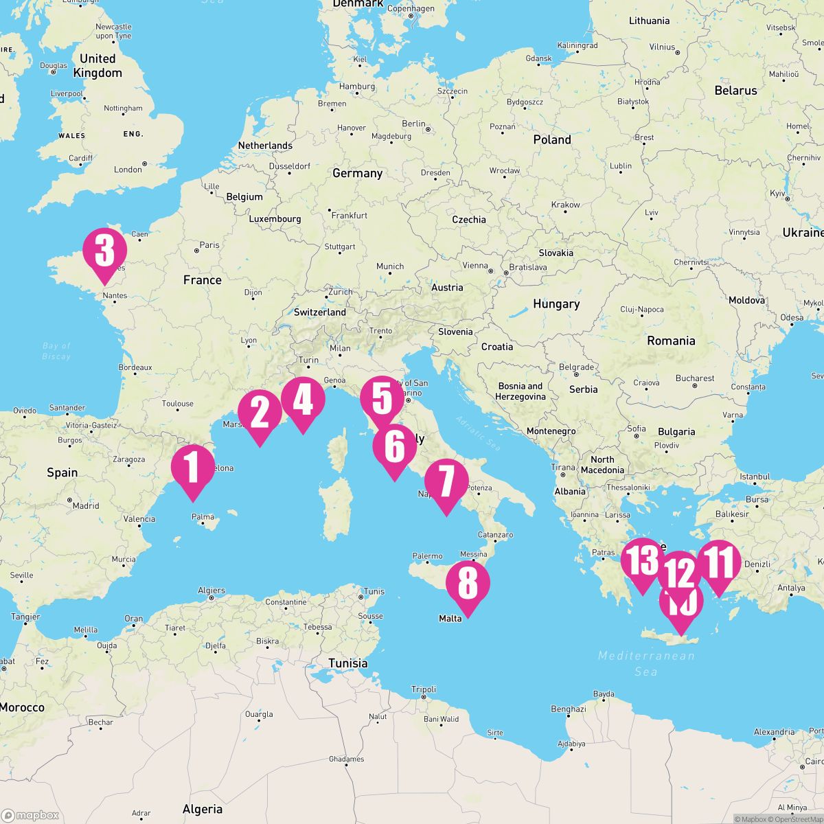 12 Night Mediterranean Melody (Barcelona To Athens)