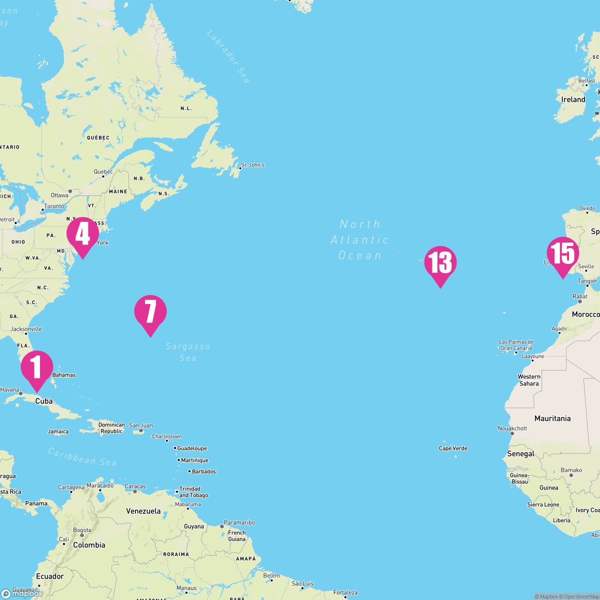 MSC Grand Voyages from Miami