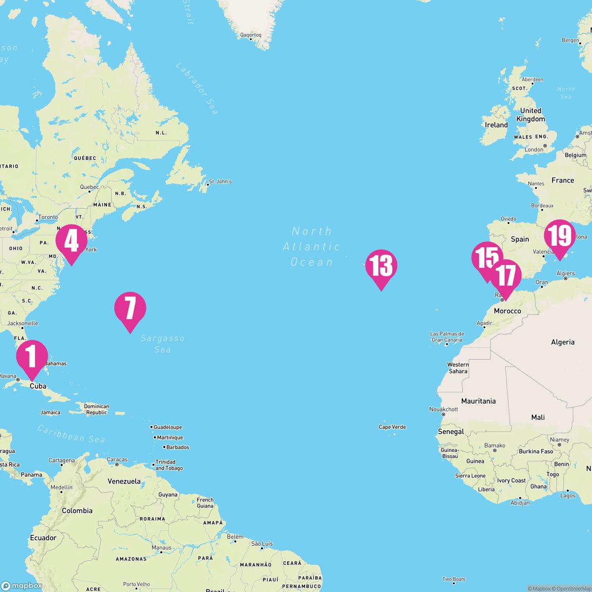 MSC Grand Voyages from Miami