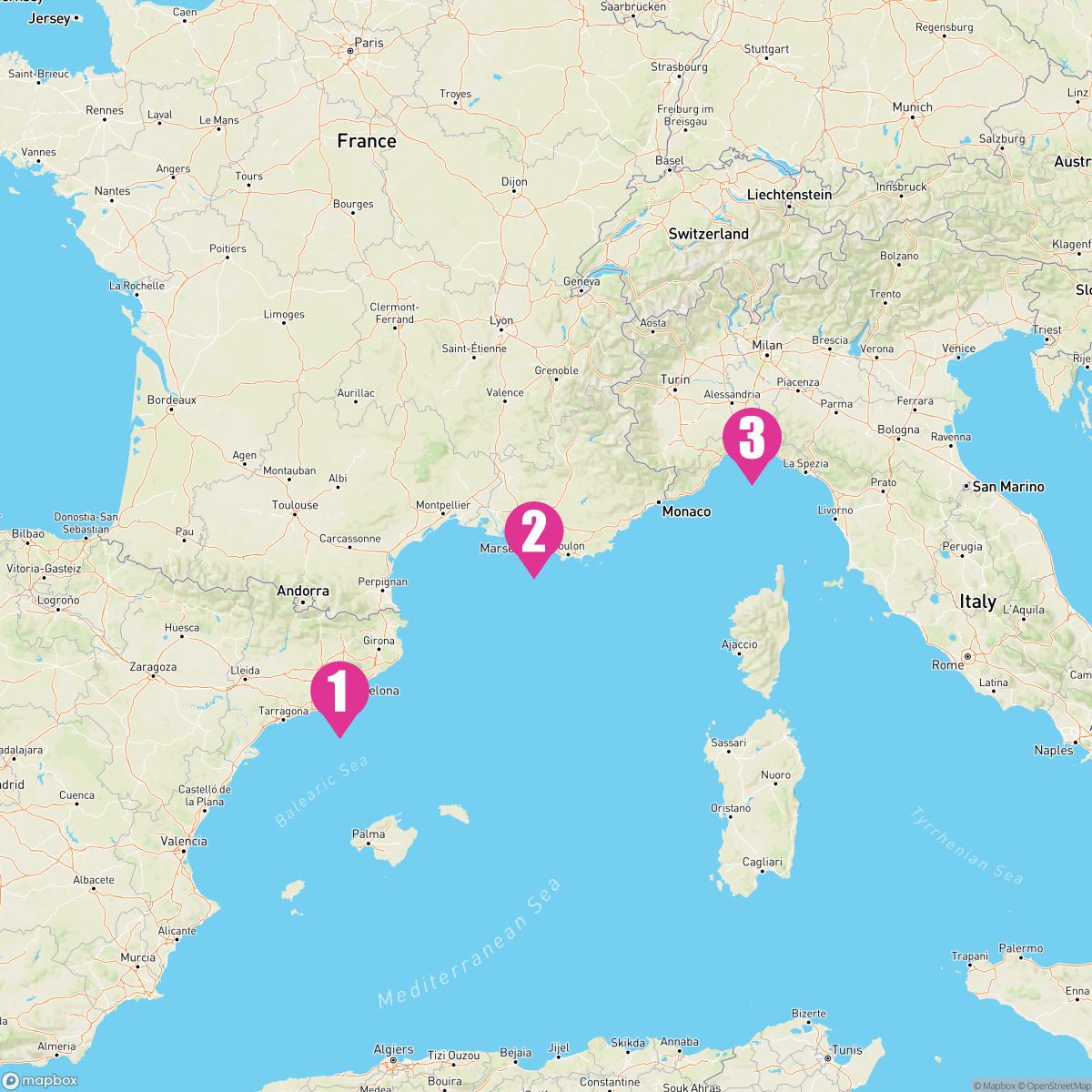 Mediterranean from Barcelona