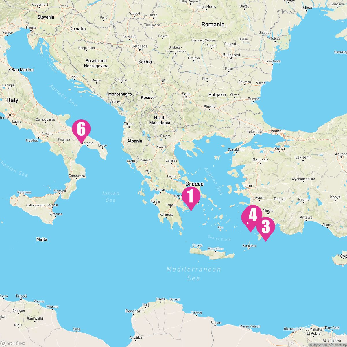 7 Night Eastern Mediterranean (Athens Roundtrip)