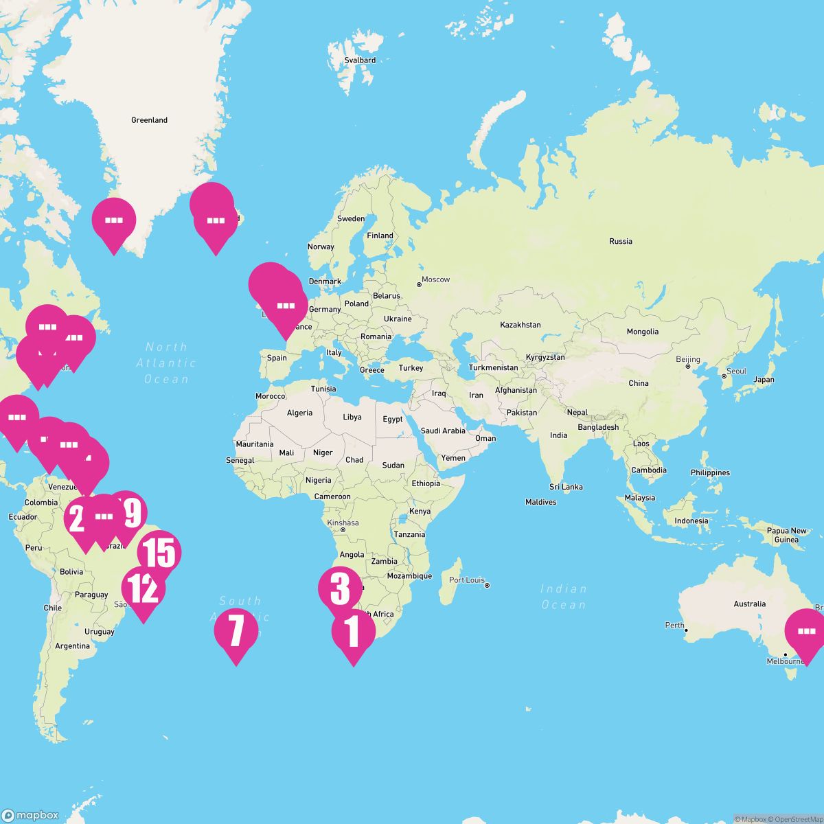 World Cruise from Capetown