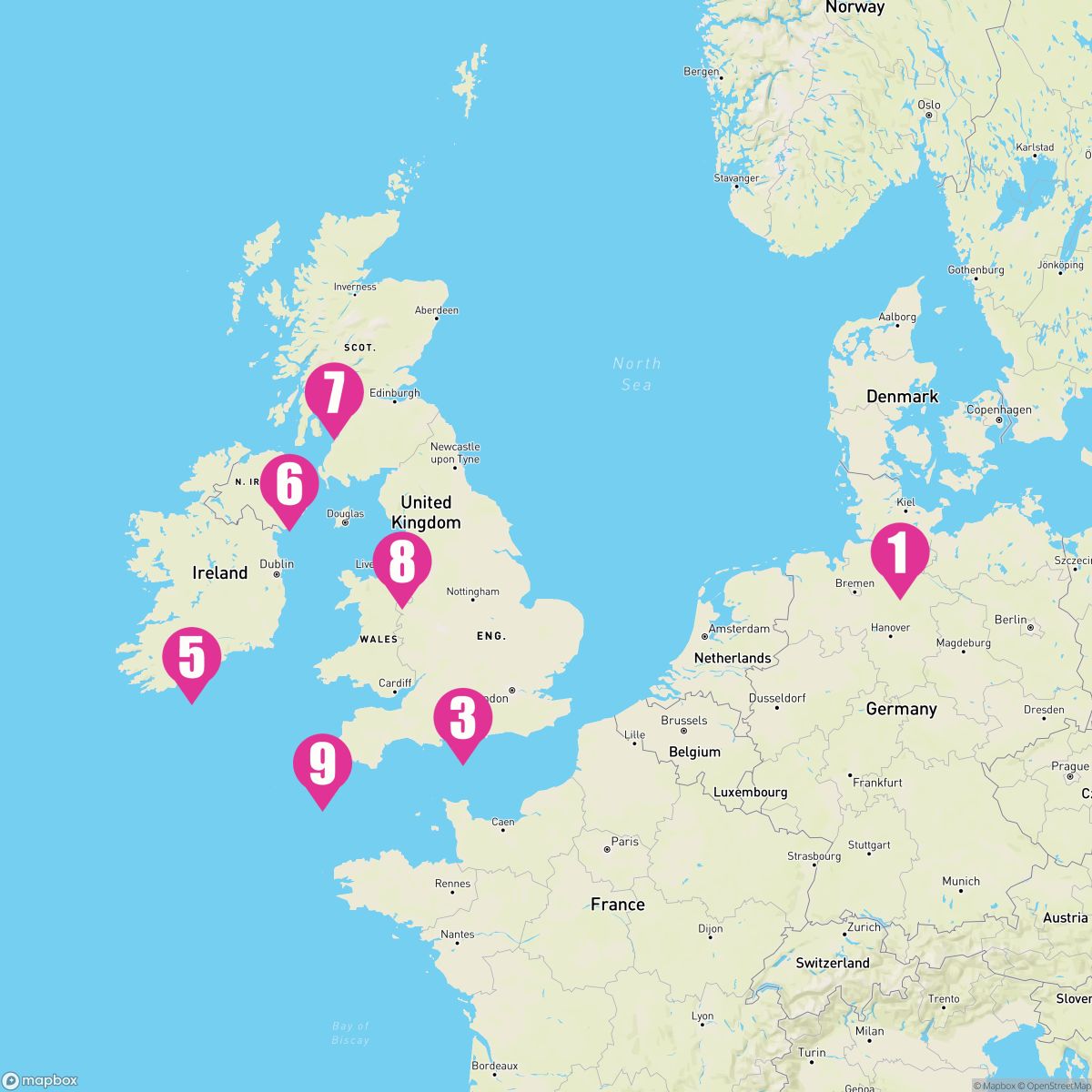 10 Night Northern Europe (Hamburg Roundtrip)