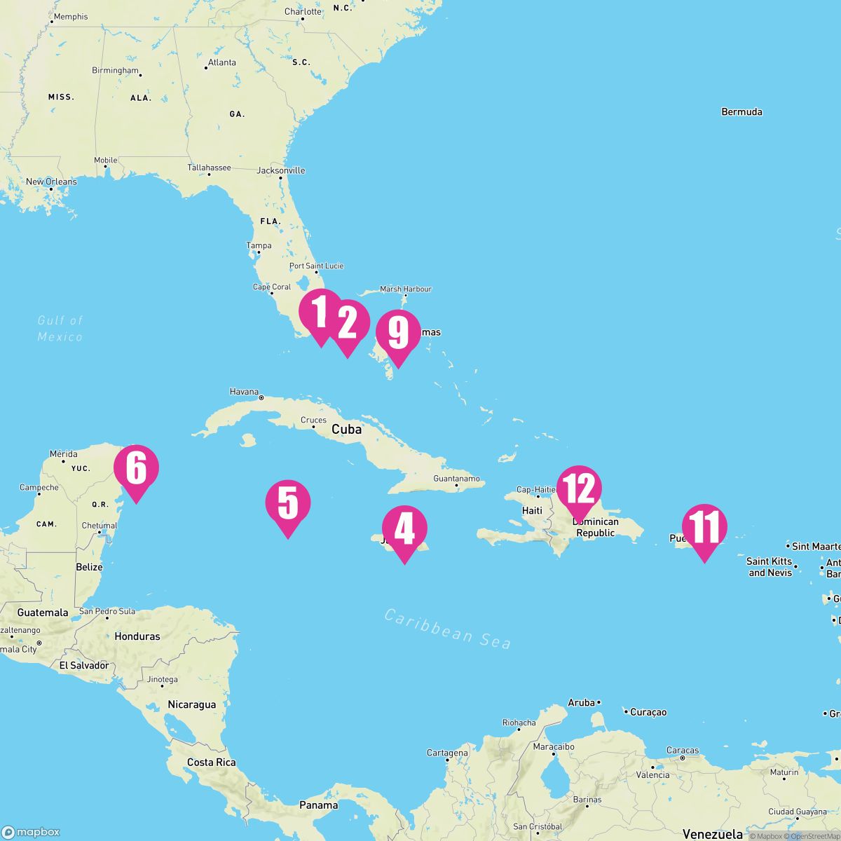14 Night Caribbean & Bahamas (Miami Roundtrip)