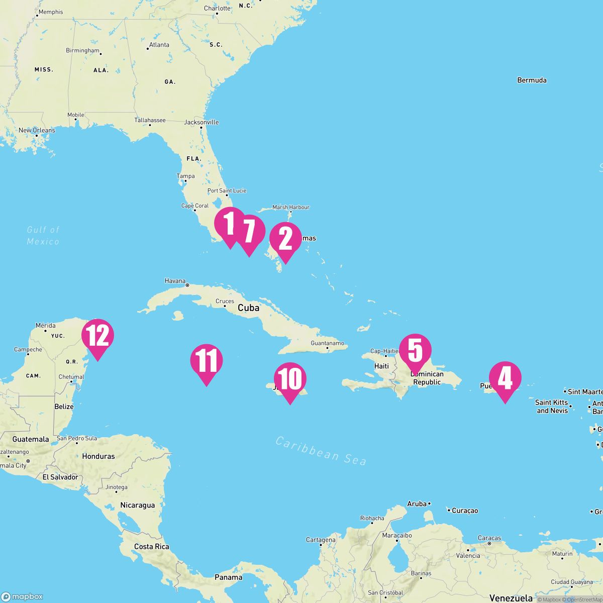 14 Night Caribbean & Bahamas (Miami Roundtrip)