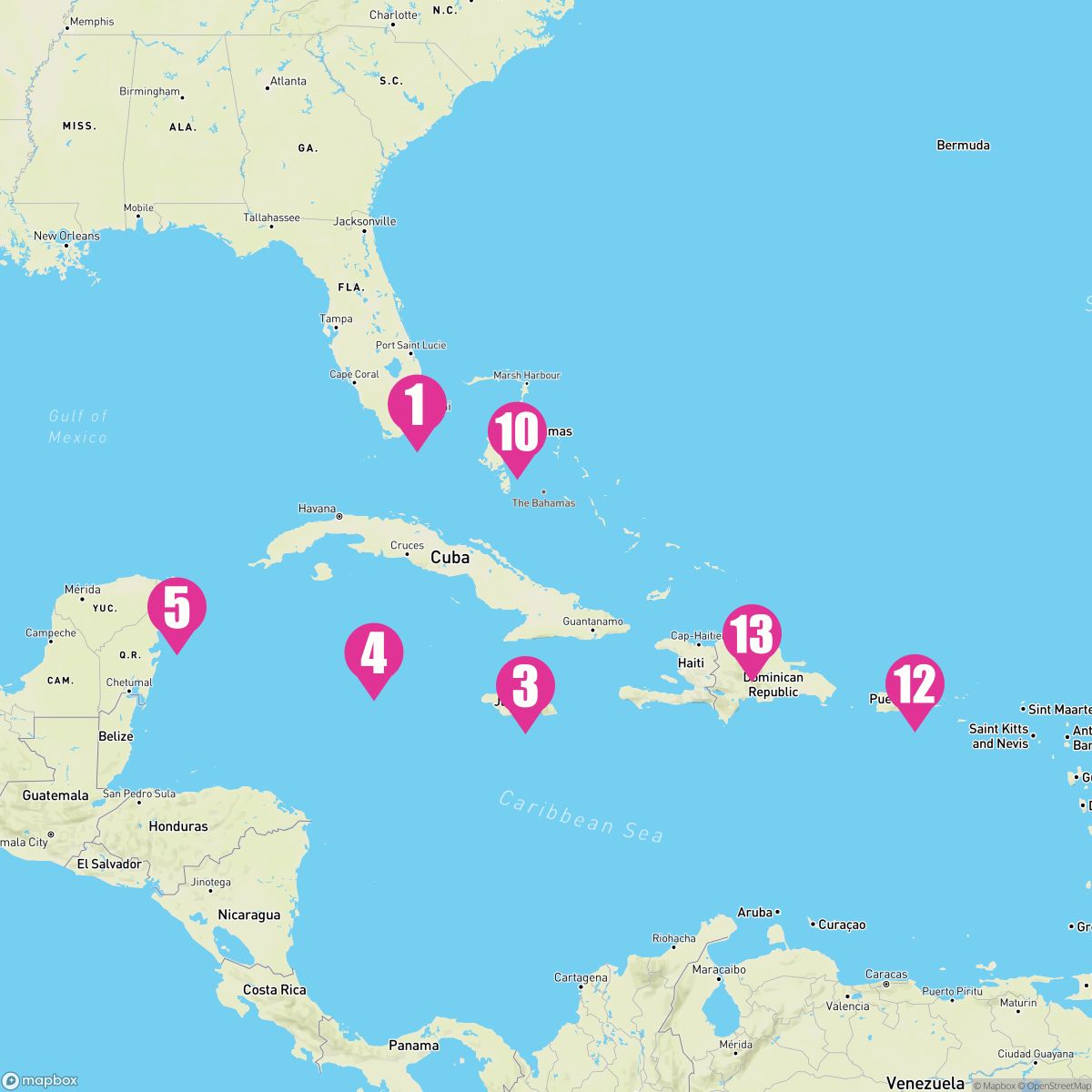14 Night Caribbean & Bahamas (Miami Roundtrip)