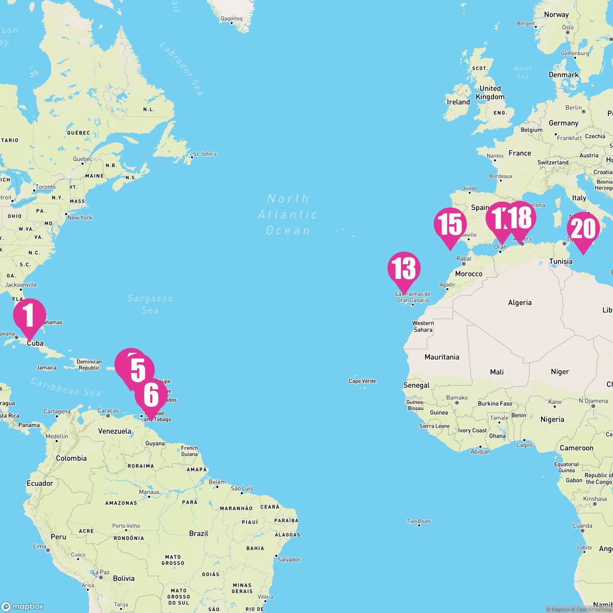 19 Night Msc Grand Voyages (Miami To Palermo)