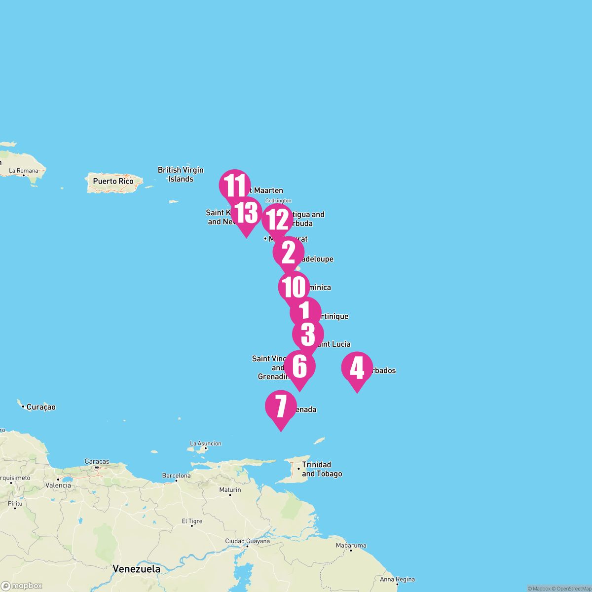 14 Night Southern Caribbean (Fort De France Roundtrip)