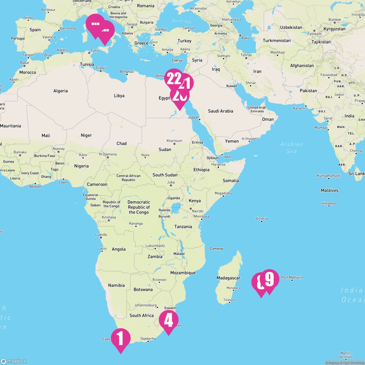 26 Night Msc Grand Voyages (Cape Town To Rome)
