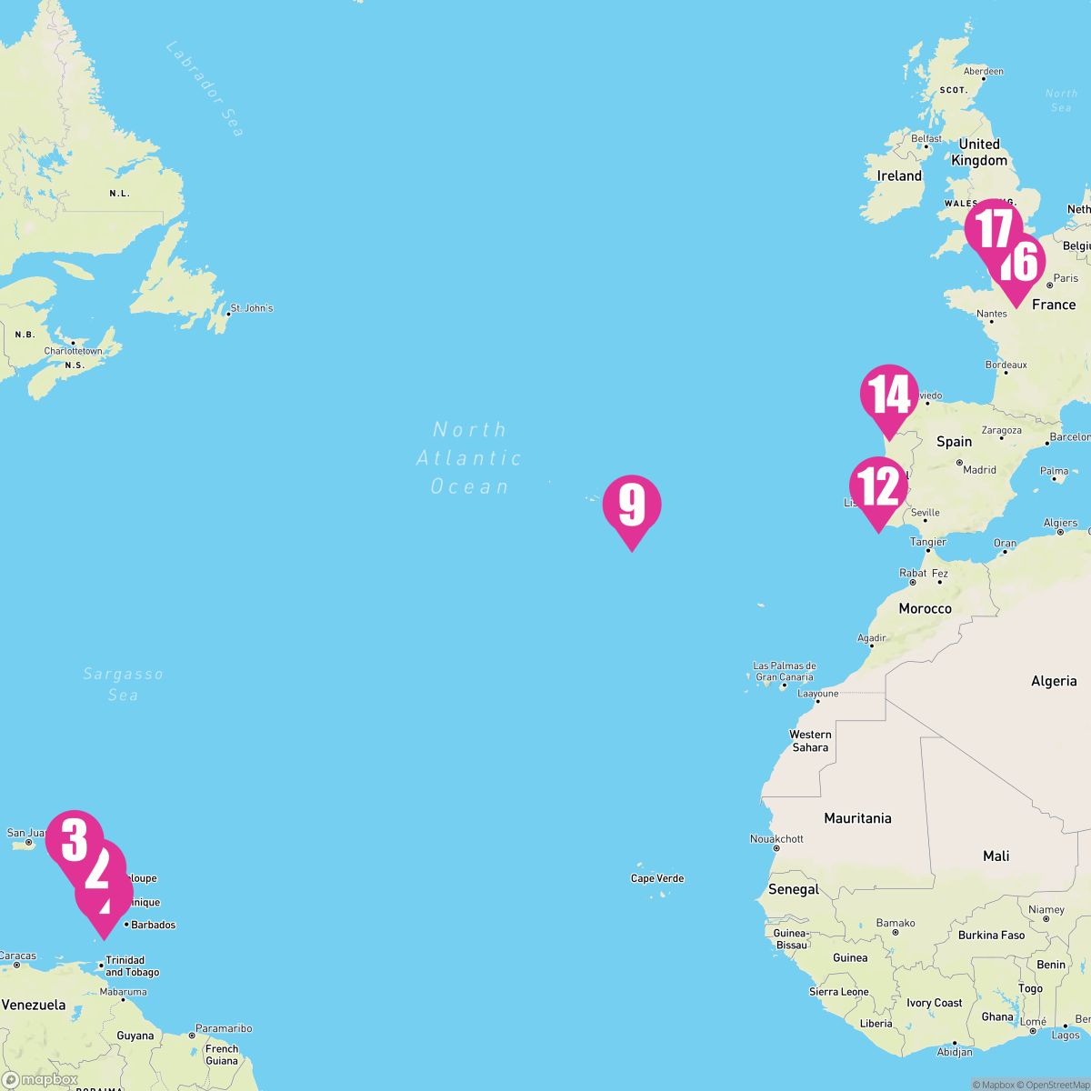16 Night Msc Grand Voyages: Transatlantic (Fort De France To Southampton)
