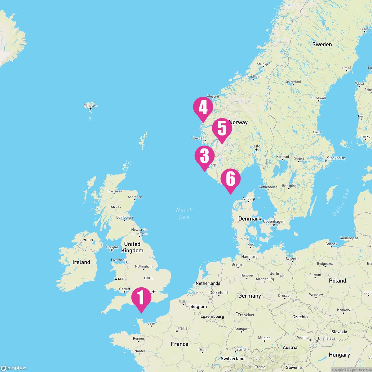 7 Night Northern Europe (Southampton Roundtrip)