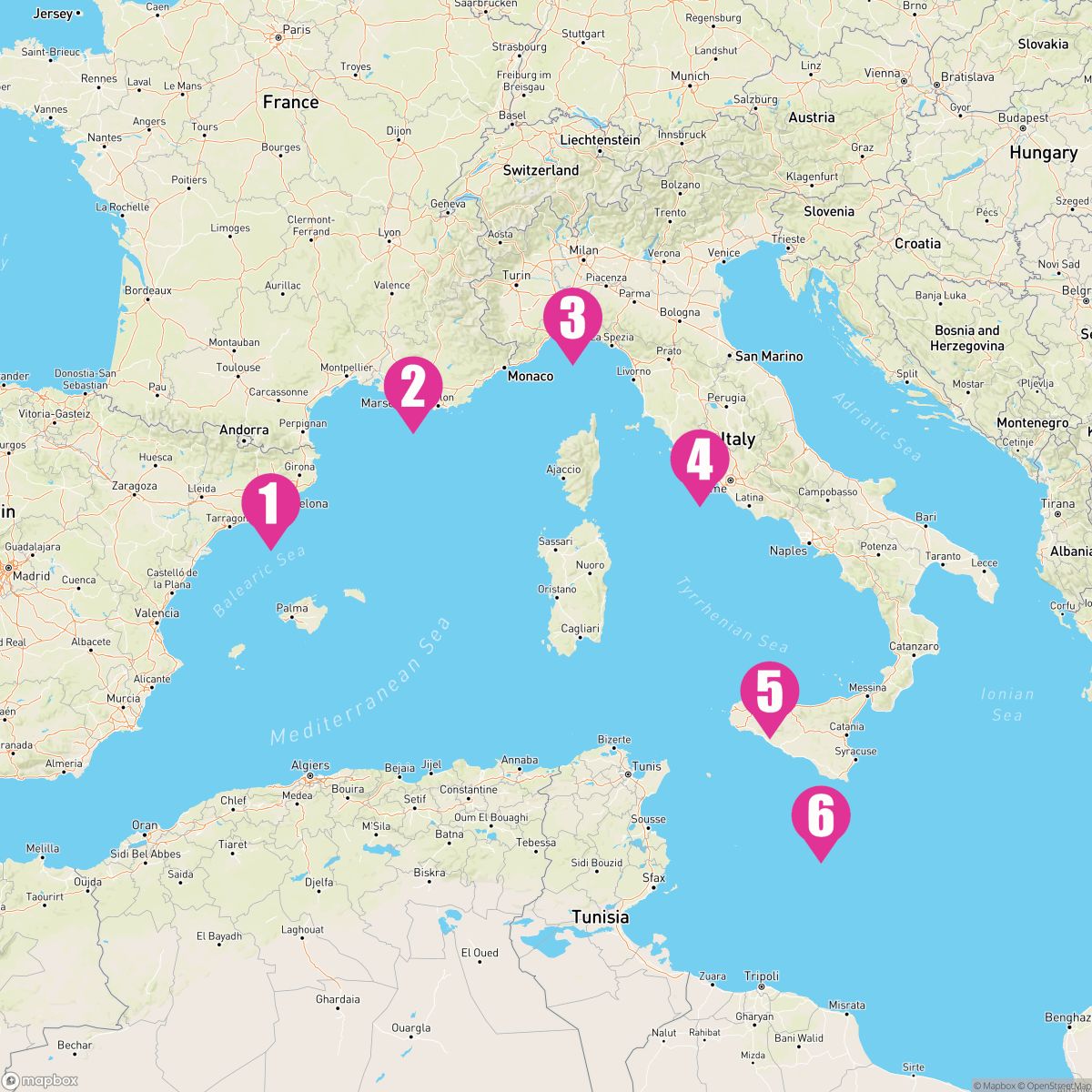7 Night Western Mediterranean (Barcelona Roundtrip)