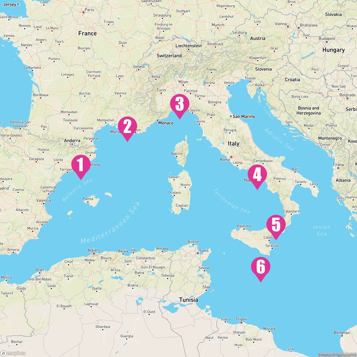 7 Night Western Mediterranean (Barcelona Roundtrip)