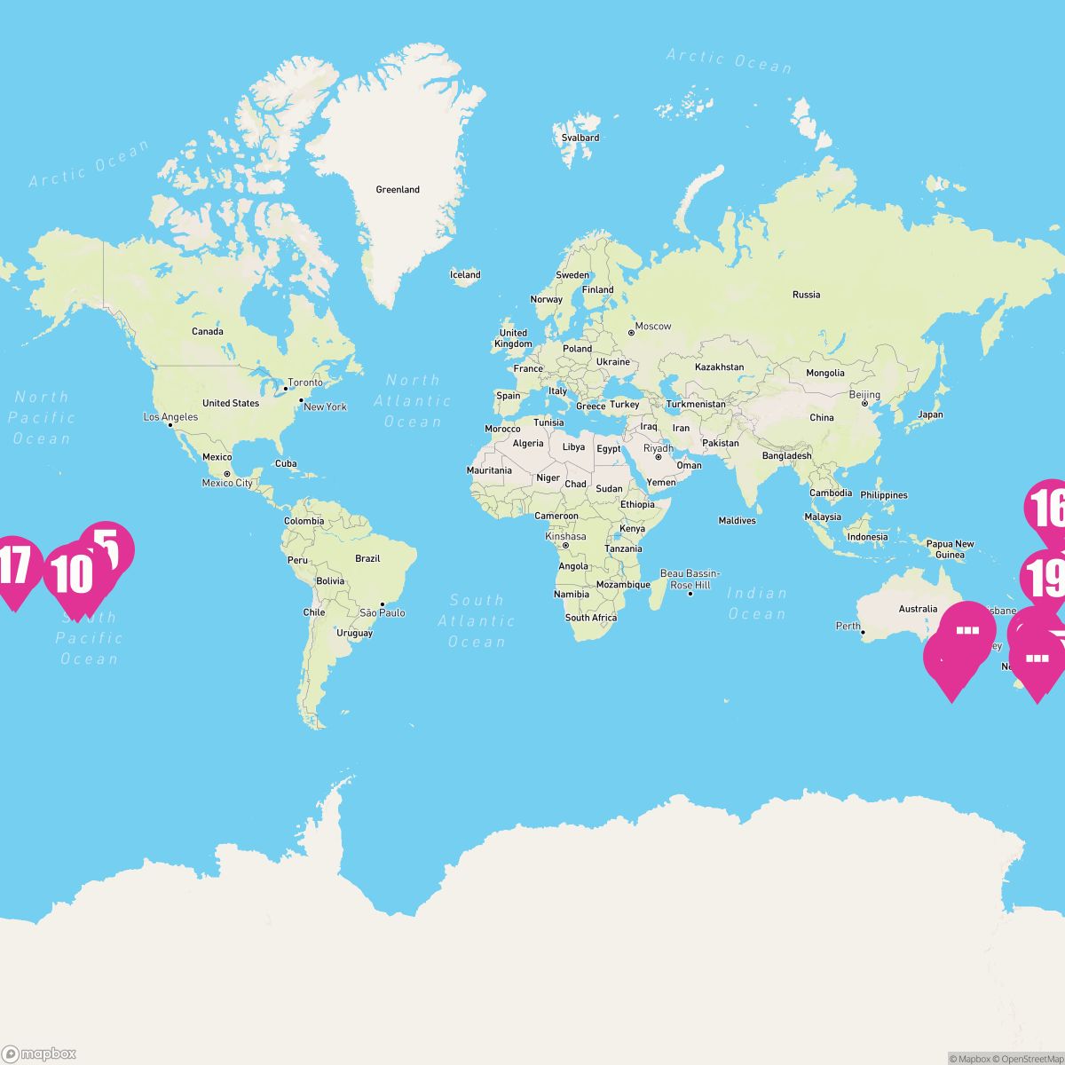 31 Night Lands Of Captain Cook (Papeete To Sydney)