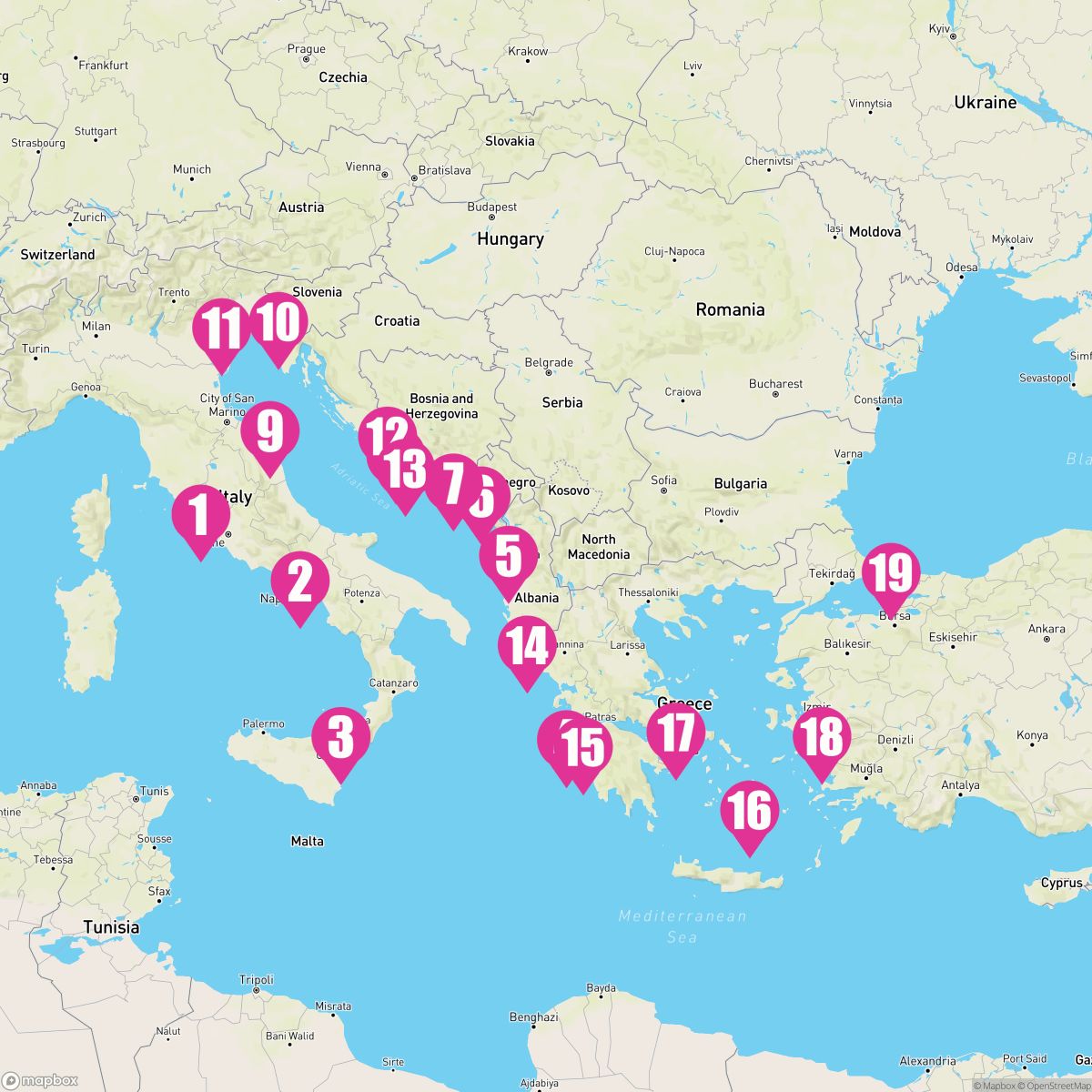 20 Night Adriatic & Aegean Icons (Rome To Istanbul)