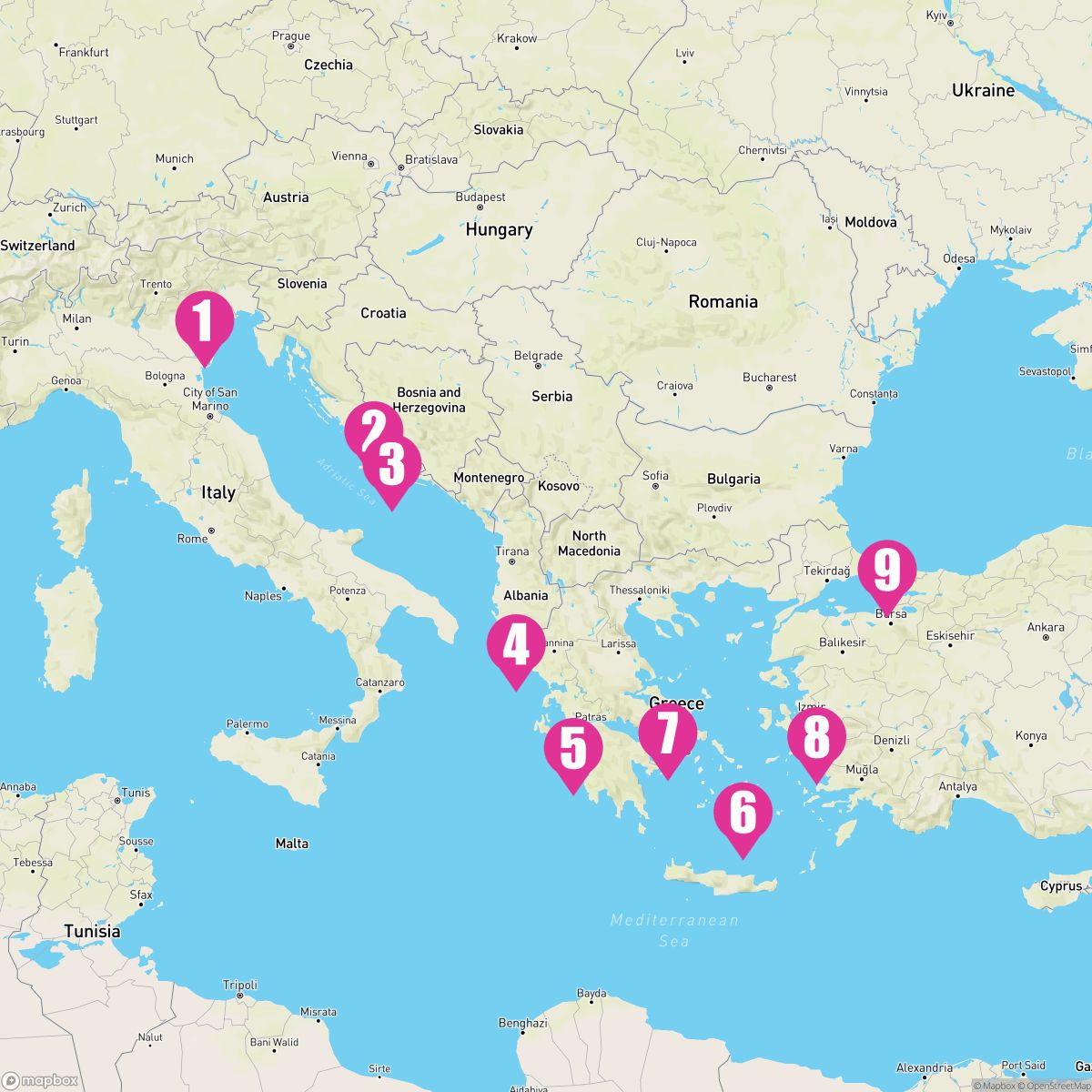 10 Night Icons To Istanbul (Venice To Istanbul)