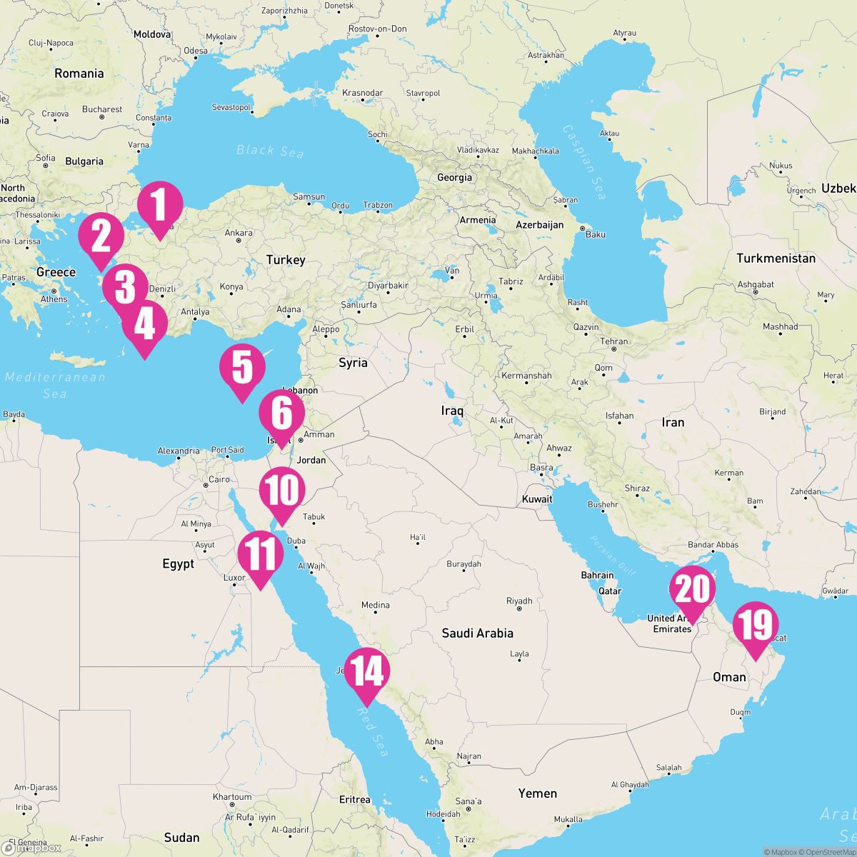 20 Night Grandeur Of The Ancients (Istanbul To Dubai)