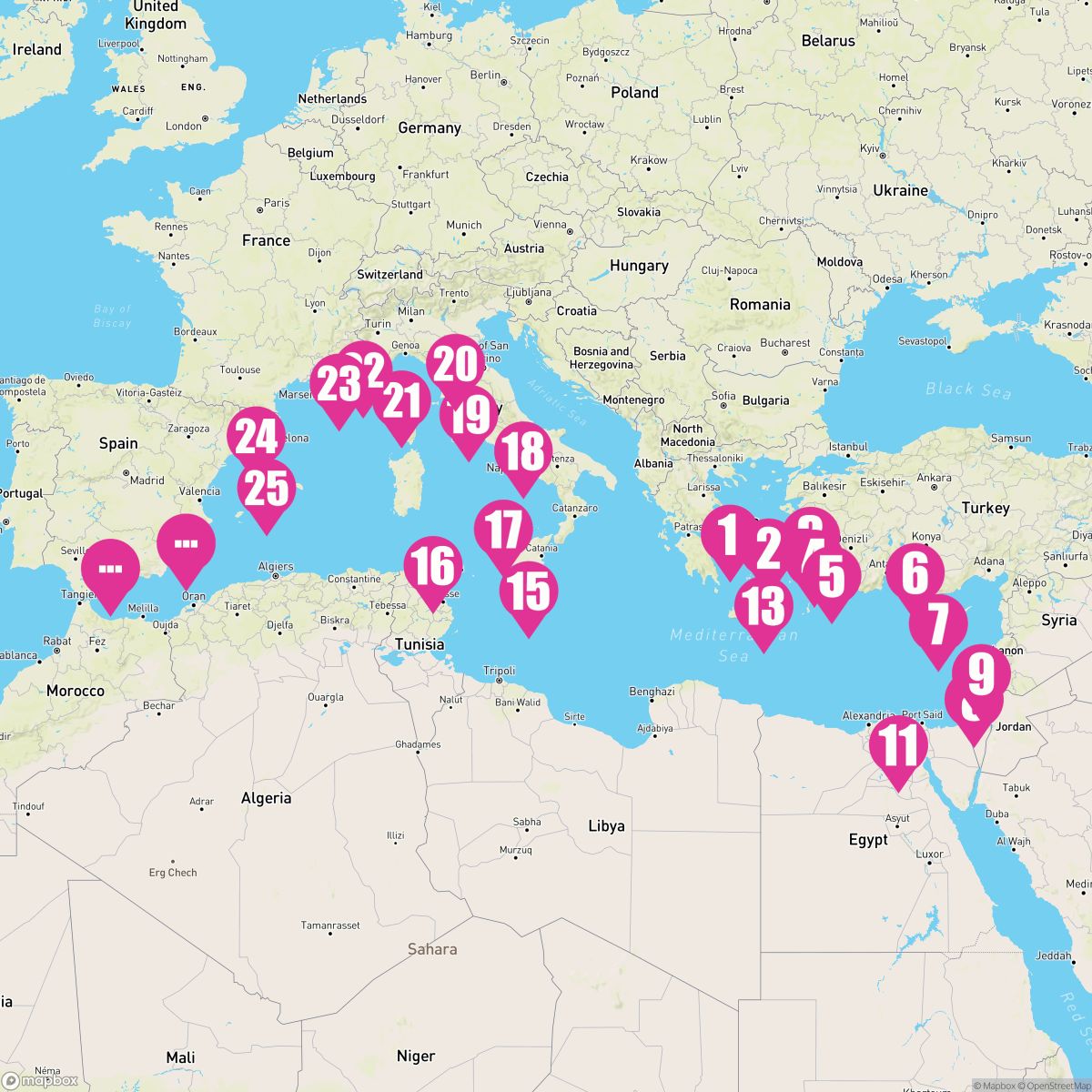 26 Night Mediterranean Memories (Athens To Malaga)