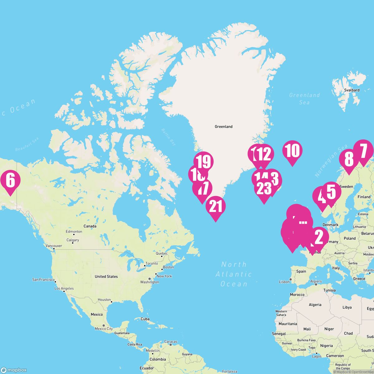 42 Night Arctic Circle & British Isles: Iceland & Ireland (Dover Roundtrip)