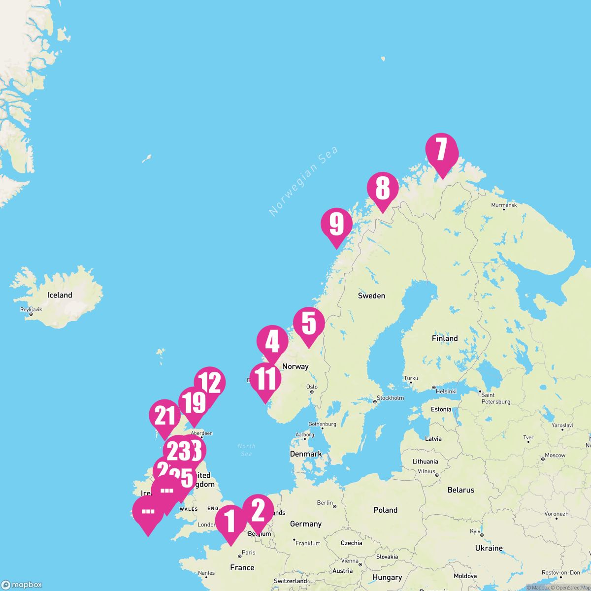 28 Night Arctic Circle & British Isles: Edinburgh & Belfast (Dover Roundtrip)