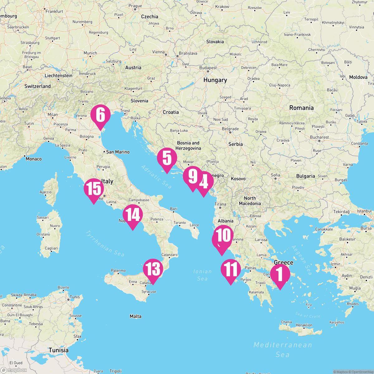 14 Night Adriatic Dream (Athens To Rome)