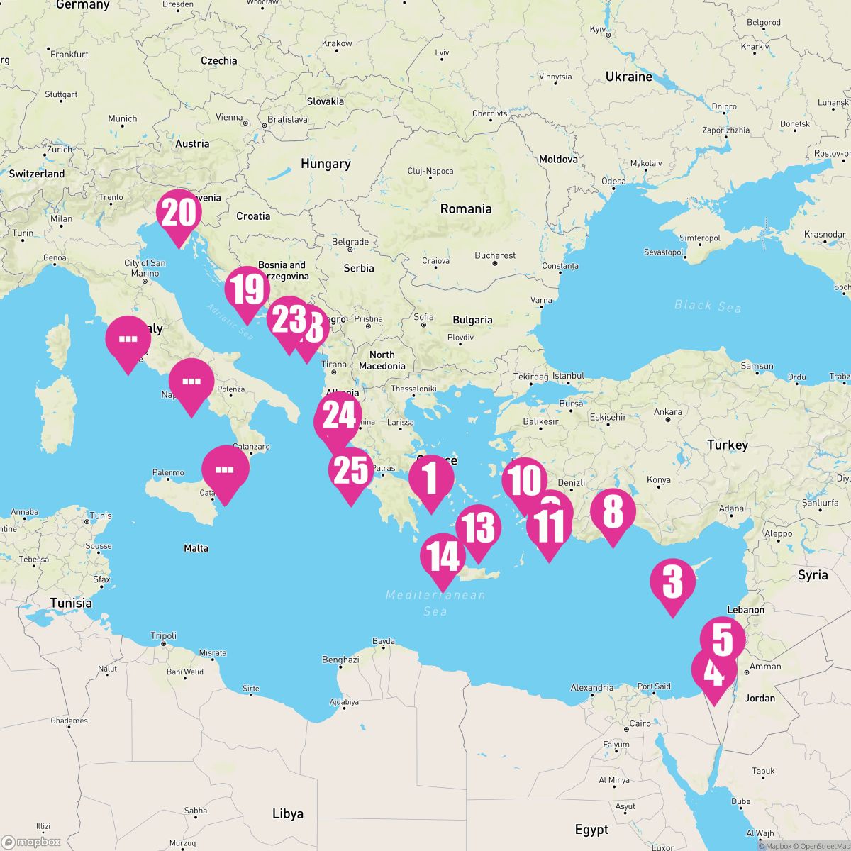 28 Night Eastern Mediterranean Antiquities: Rhodes & Stromboli (Athens To Rome)