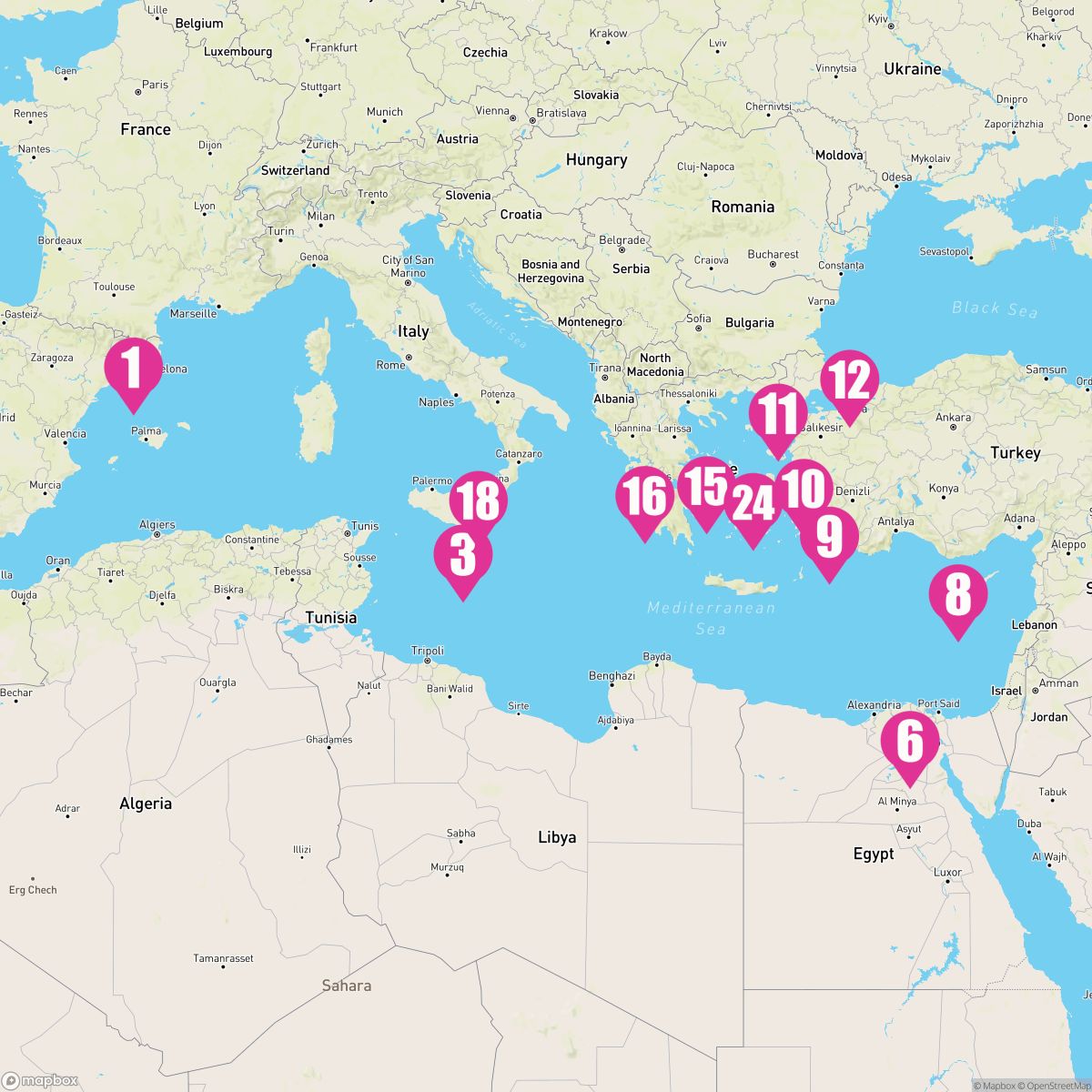 28 Night Eastern Mediterranean Malta & Sicily: Istanbul (Barcelona To Athens)