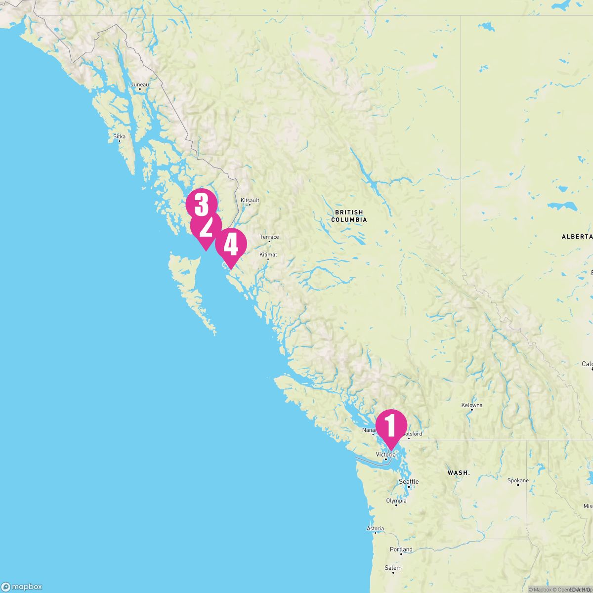 5 Night Alaska Inside Passage (Vancouver Roundtrip)