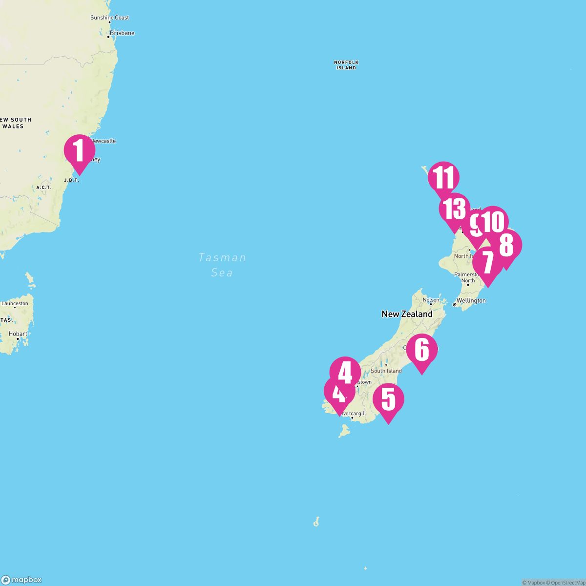 12 Night Australia & New Zealand (Sydney To Auckland)