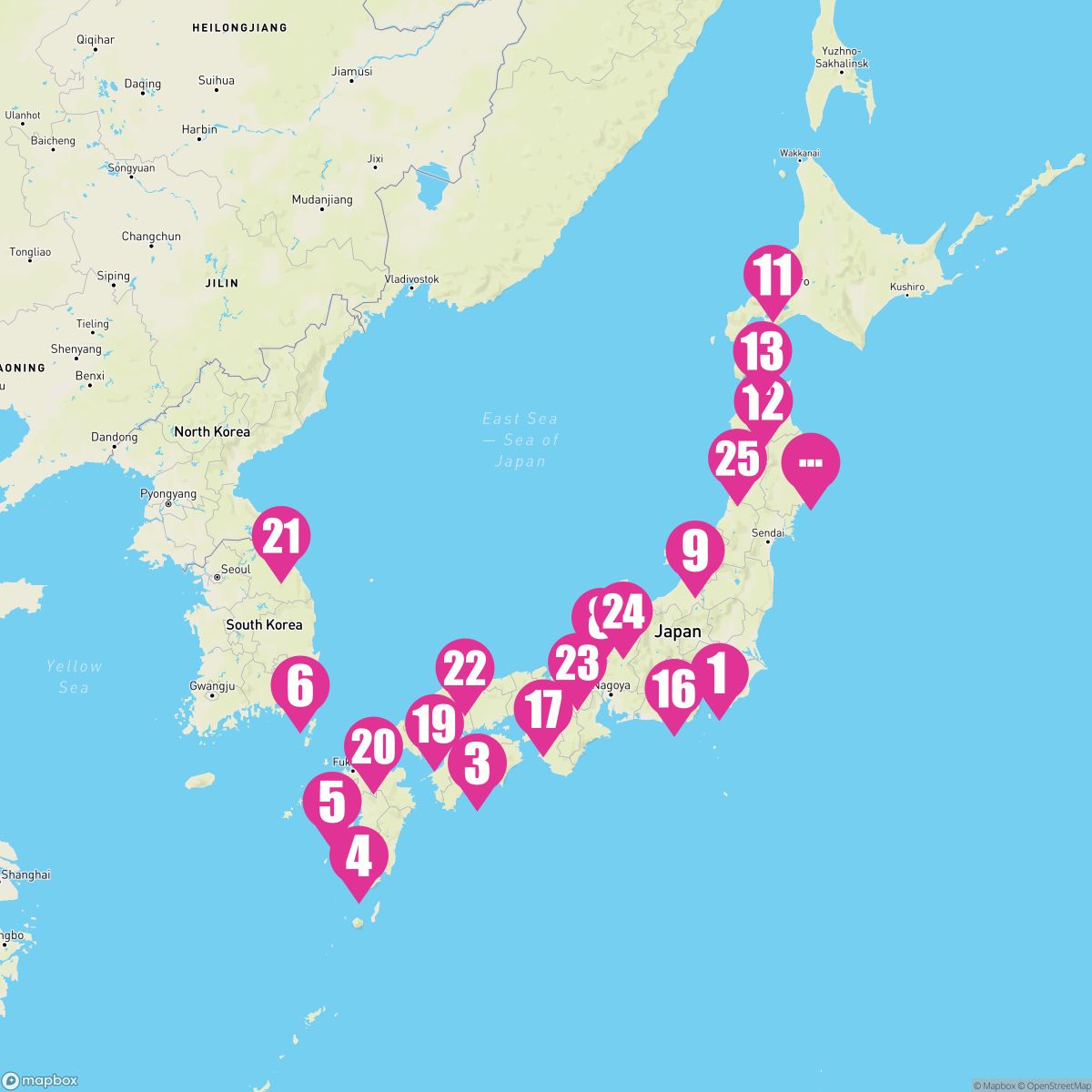 28 Night Circle Japan Collector (Yokohama Roundtrip)