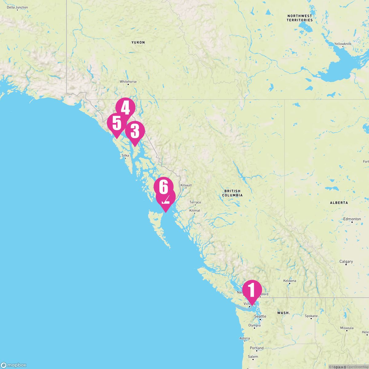 7 Night Alaskan Inside Passage (Vancouver Roundtrip)