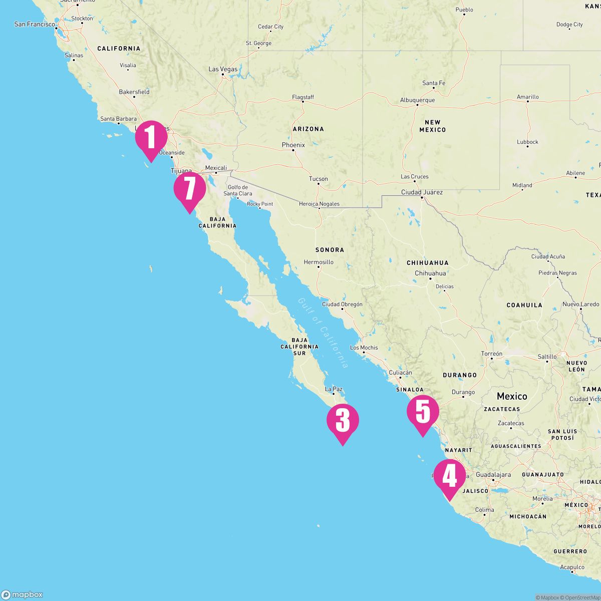 7 Night Mexican Riviera: Cabo & Puerto Vallarta (Los Angeles Roundtrip)