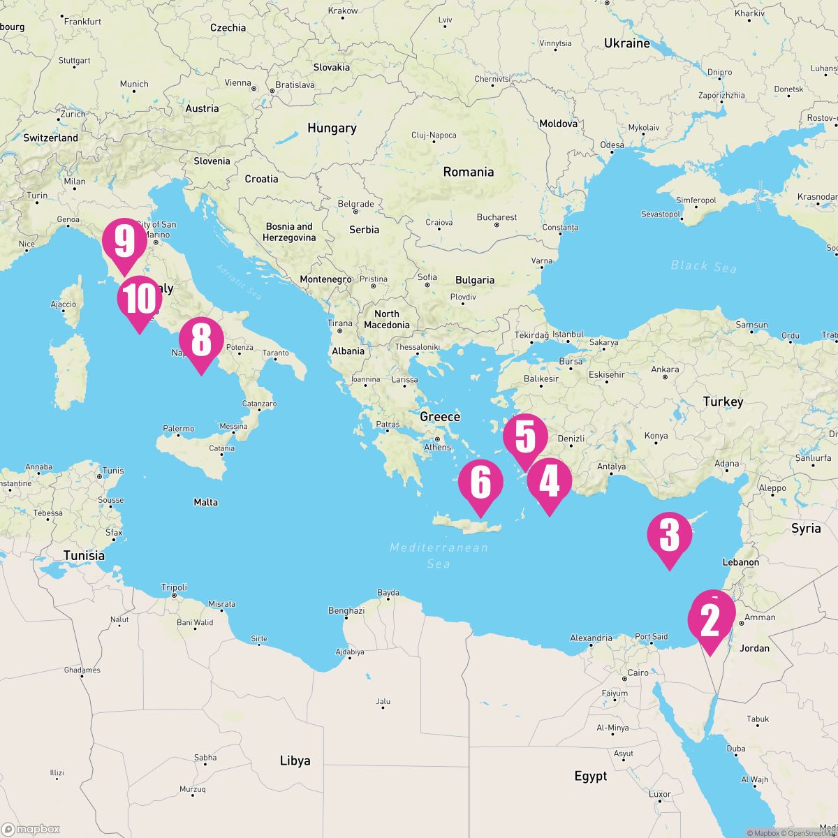 9 Night Mediterranean: Italy France & Spain (Barcelona Roundtrip)