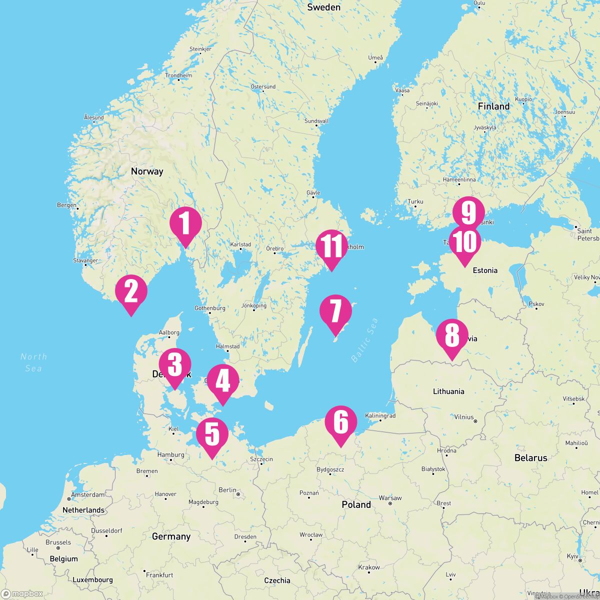 10 Night Europe: Germany Norway Sweden & Poland (Oslo To Stockholm)