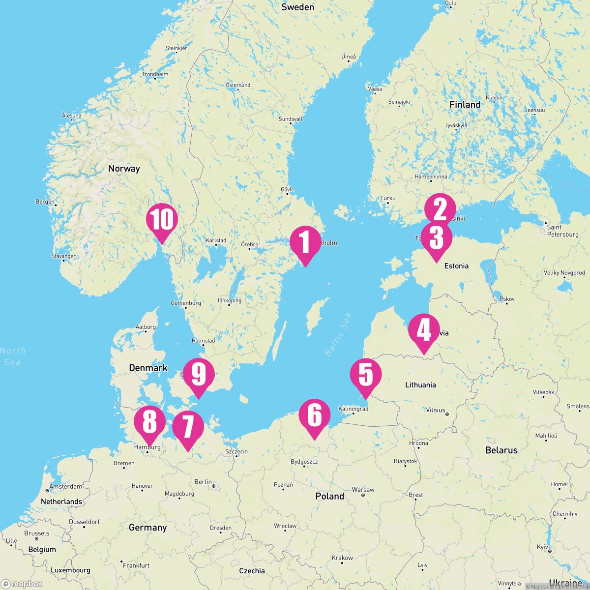 9 Night Europe: Germany Poland & Denmark (Stockholm To Oslo)