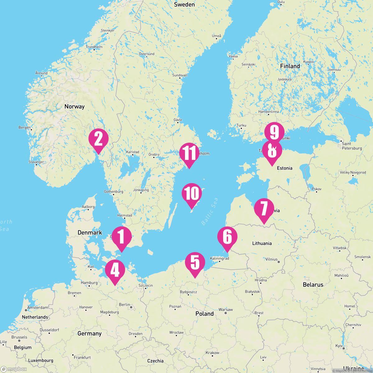 10 Night Baltic: Germany Russia & Finland (Copenhagen To Stockholm)